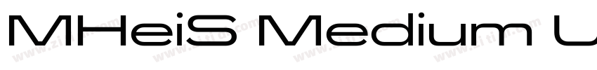 MHeiS Medium U字体转换